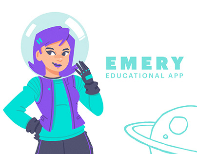 Emery - Educational App Character Design