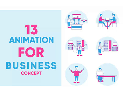 Business concept animation pack