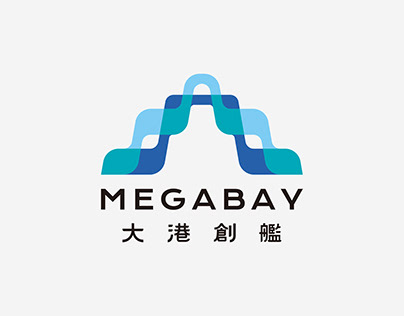 亞灣5G AIoT創新園區－大港創艦 MEGABAY | Brand Identity Design