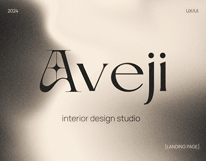 Project thumbnail - Aveji. Landing page for interior design studio