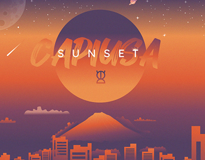 Capiusa Sunset Visual Design / Graphic Design