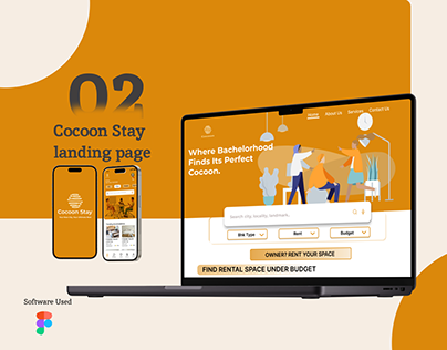 Web Landing page-Cocoon Stay