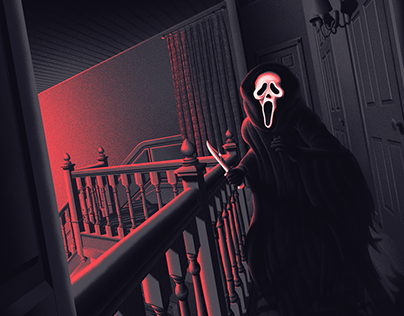 Scream Screen Printed Alternative Movie Poster