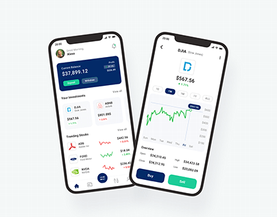 Stock Investment App- UI Design