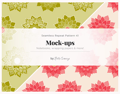 Seamless Repeat Pattern ‘bsd 41’ (Mock-ups)