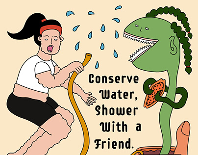 Conserve Water,Shower With a Freind