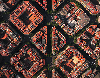 Barcelona from the sky