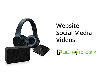 Website, Social Media, Poster & Videos for Ultraprolink