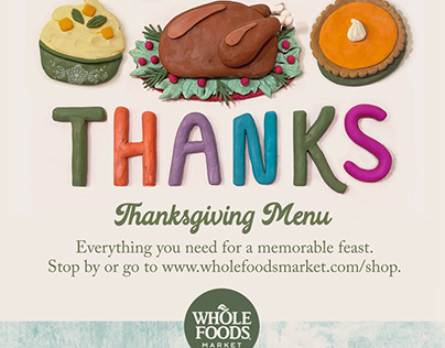 Whole Foods Holiday Poster