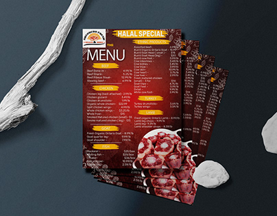 I will design creative awesome meats_menu food_menu
