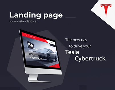 Landing page for Tesla Cybertruck
