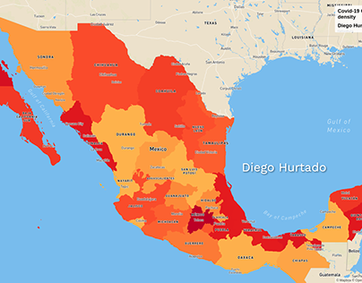 Project thumbnail - Choropleth map Mexico death cases density
