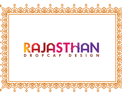 Rajasthan Dropcap Design