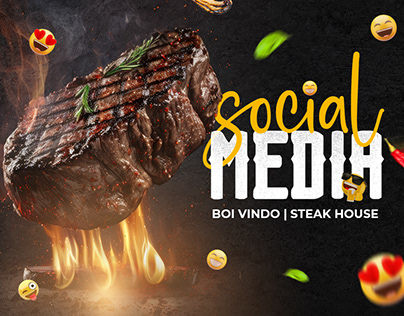Social Media - Boi Vindo - Steak House