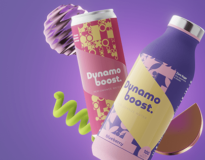 Dynamo boost / Brand design concept / 3D Animation