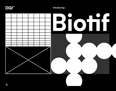 Biotif Typeface