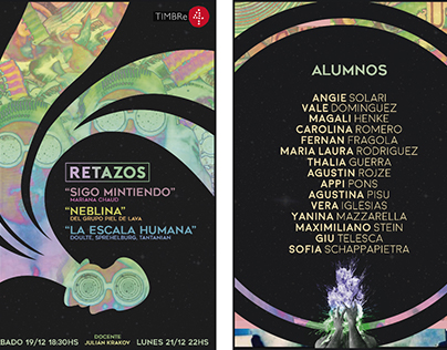 Flyer obra de Teatro "Retazos"