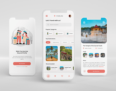 Travel Partner - App UI Design
