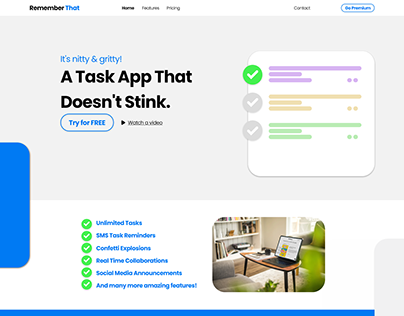 RememberThat - A Task App That Doesn't Stink.