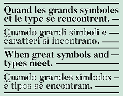 When great symbols and types meet.