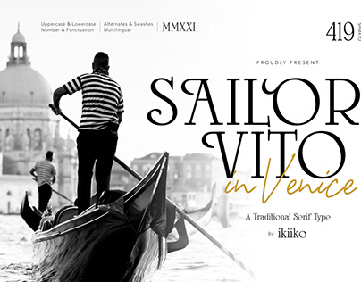 Sailor Vito - Traditional Serif Font