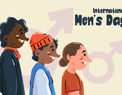 International Men's Day Background Illustration