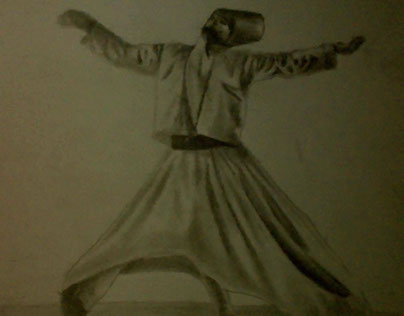 pencil sketches on sufism