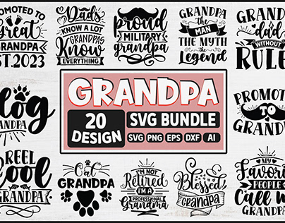 Grandpa SVG Bundle