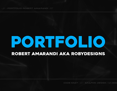 Robert Amarandi Portfolio 2022 - Design