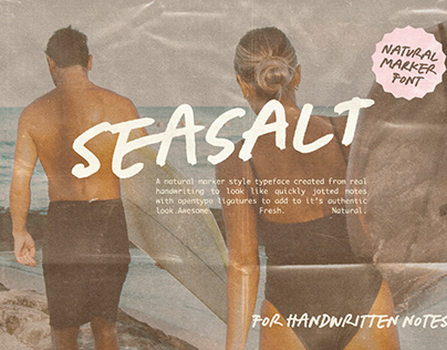 Seasalt - Casual Marker Typeface