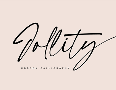 Jollity - Modern Calligraphy