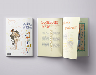 Art Nouveau - Typographic Magazine Design