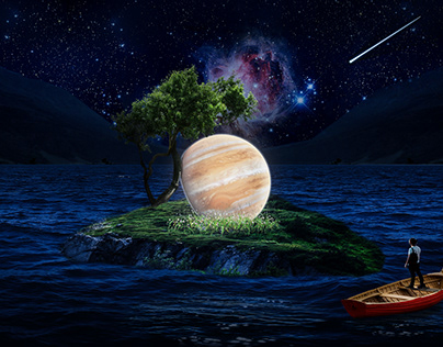 Cinematic Jupiter Photoshop Manipulation Speed Art