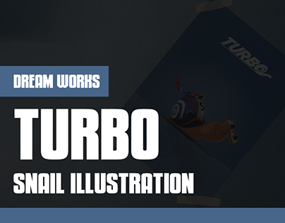 Dream Works Turbo Movie Snail - Illustration (2019)