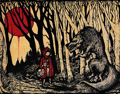 Red Riding Hood (panel 1 of 4)