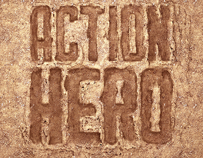Accidental Action Hero - Type Treatment