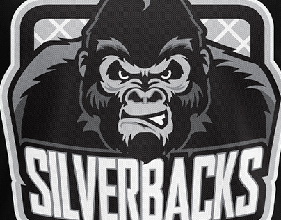Moncton Silverbacks - Novice Hockey branding