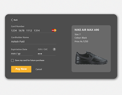 Credit Card Checkout #Daily_UI_Challenge