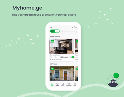 Myhome.ge Mobile App Design