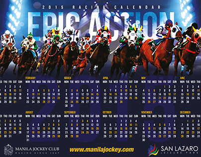 2015 Racing Calendar