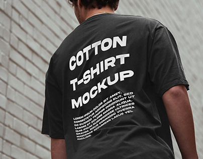 Free T-shirt Mockup - Editable Free PSD Mock-up