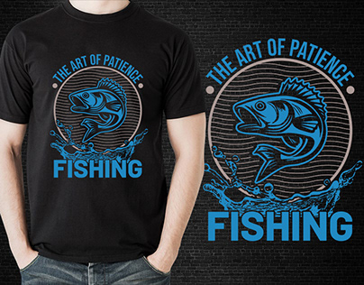 Fishing T-shirt Design Projects :: Photos, videos, logos, illustrations and  branding :: Behance