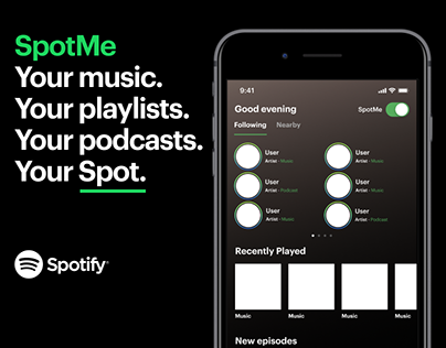 SpotMe for Spotify Design - D&AD