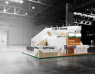 Exclusive exhibition stand design for SFT Group