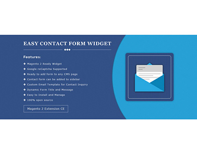 Easy Contact Form Widget Magento 2 Extension
