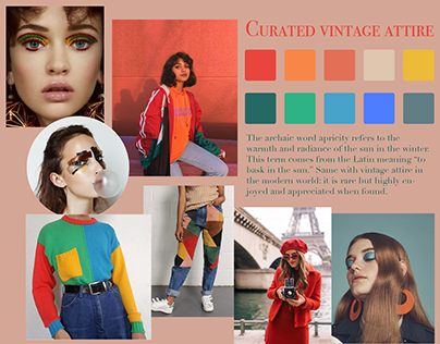 Curated Vintage Attire Branding Project