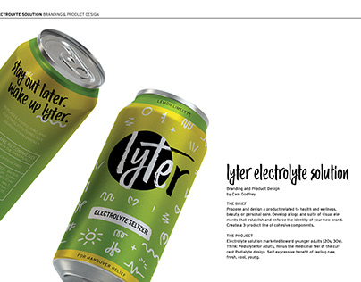 Lyter Electrolyte Solution: Brand & Packaging Design