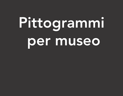 Pittogrammi per museo