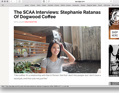 The SCAA 2015 Interviews