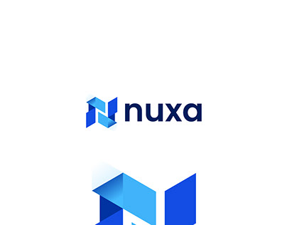 Letter N Logo ~ NUXA Logo Design